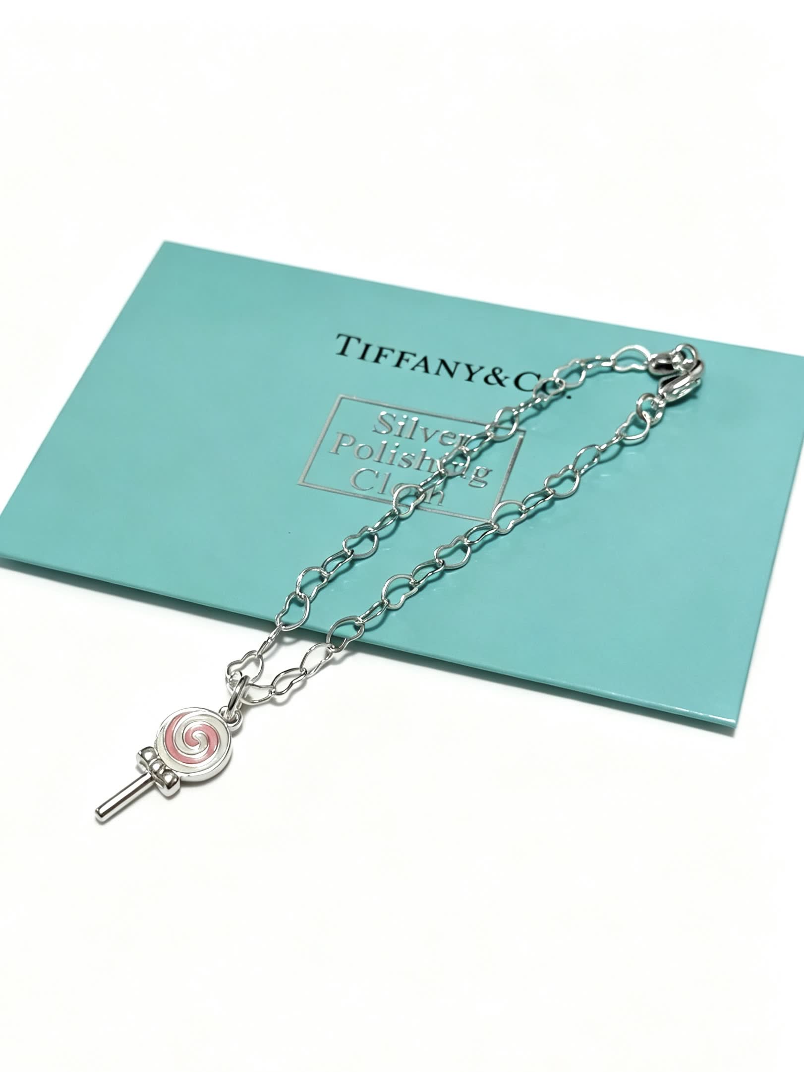 Tiffany & Co. Silver Lollipop Charm Bracelet